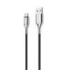 Cygnett Armored 2.0 USB-C to USB-A Charge and Sync Cable, 6', Black (CY2682PCUSA)