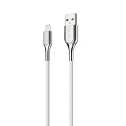 Cygnett Armored Lightning to USB-A Charge and Sync Cable, 6', White (CY2686PCCAL)