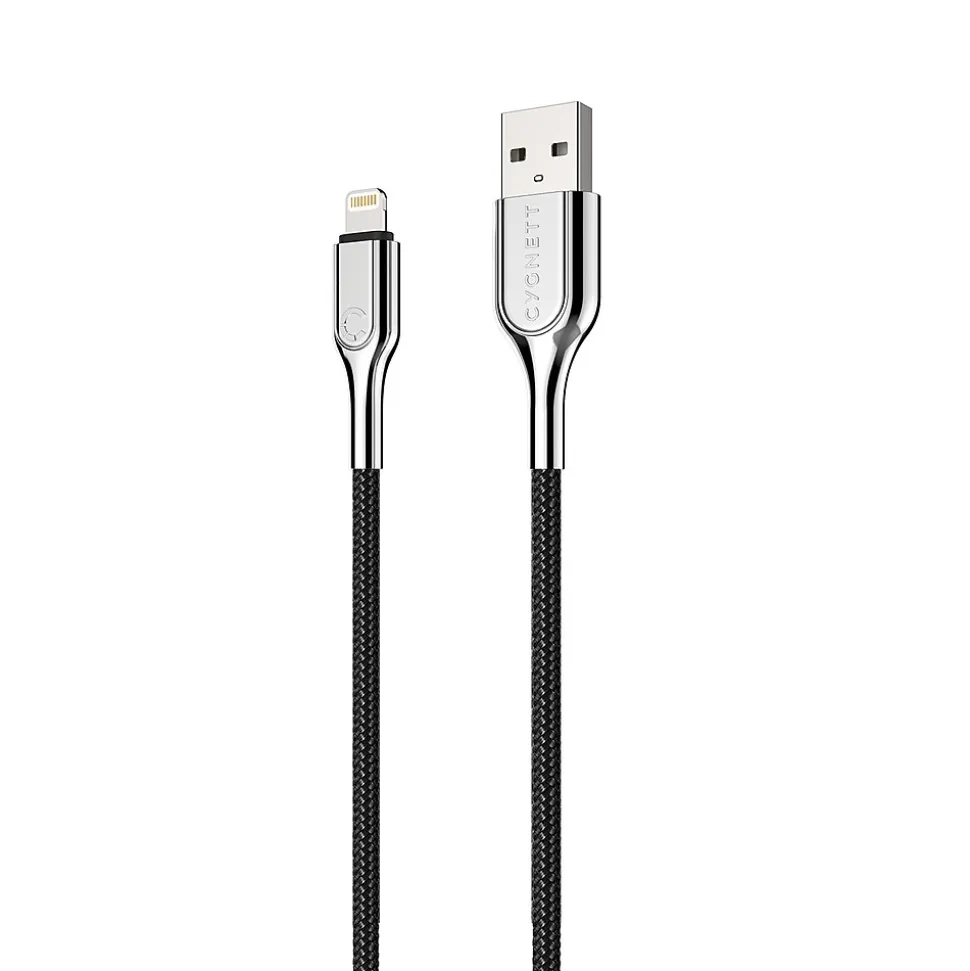 Cygnett Armored Lightning to USB-A Charge and Sync Cable, 3.937" (CY2668PCCAL)
