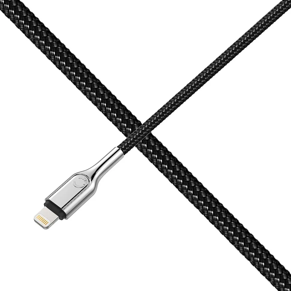Cygnett Armored Lightning to USB-A Charge and Sync Cable, 3.937" (CY2668PCCAL)