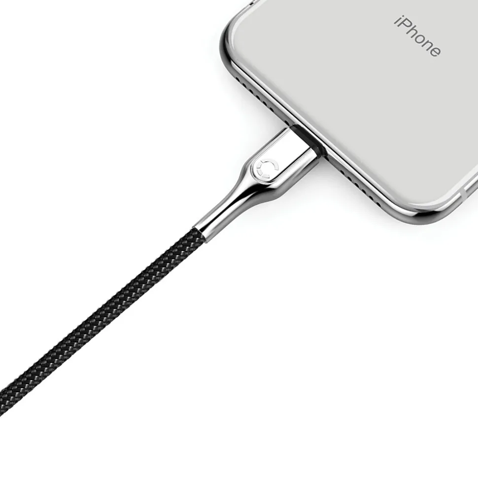 Cygnett Armored Lightning to USB-A Charge and Sync Cable, 3.937" (CY2668PCCAL)