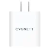 Cygnett PowerPlus 38-Watt Dual Port Wall Charger, White (CY3887POFLW)
