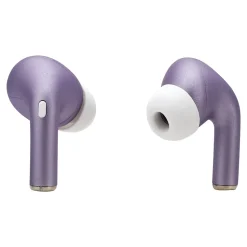 3D Luxe Pro Wireless Noise Canceling Earbuds, Bluetooth, Satin Purple (Pro-Satin-Purple)