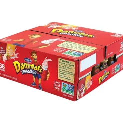 Dannon Danimals Explosion & Swingin' Strawberry Bananas Smoothies, 36/Pack (902-00019)