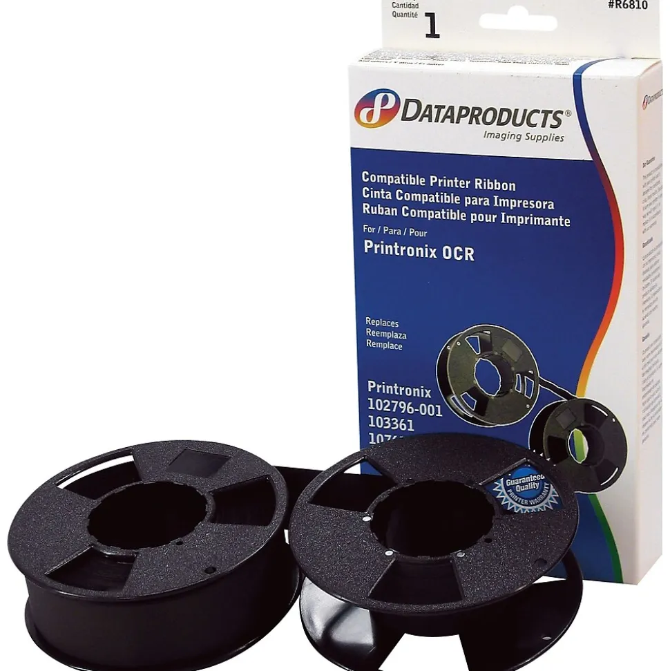 DataProducts Black Dot-Matrix Printer Ribbon for Printronix, OCR (R6810)