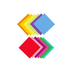 DCWV Brights Cardstock Sheets, Assorted Colors, 48/Pack (PS-005-00549)