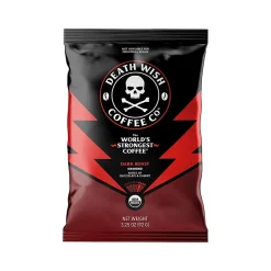 Death Wish Coffee Co. Coffee Frac Pack, Dark Roast, 3.25 oz., 25/Carton (PGDKRS325)