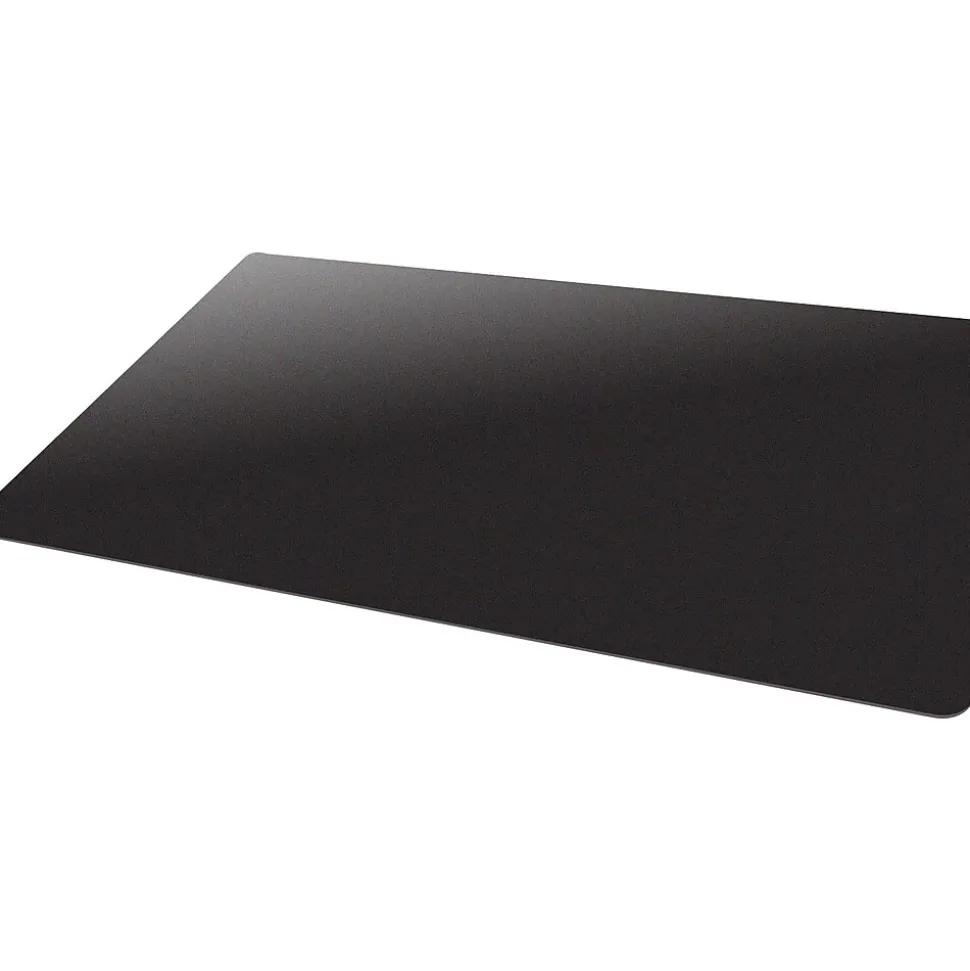 Deflecto Blackmat Vinyl Chair Mat Studded, Rectangle, 45"x53", Black