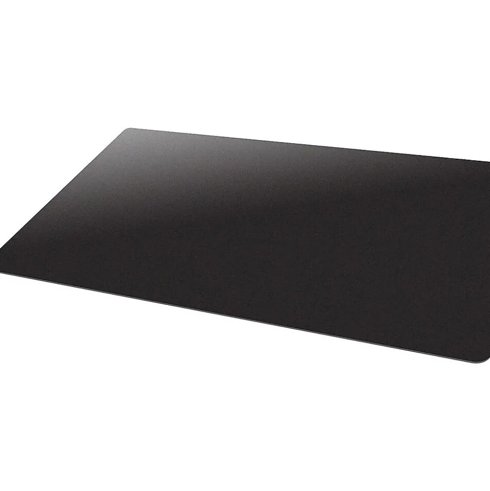 Deflect-O EconoMat Hard Floor Chair Mat, 46" x 60'', Black (CM21442FBLKCOM)