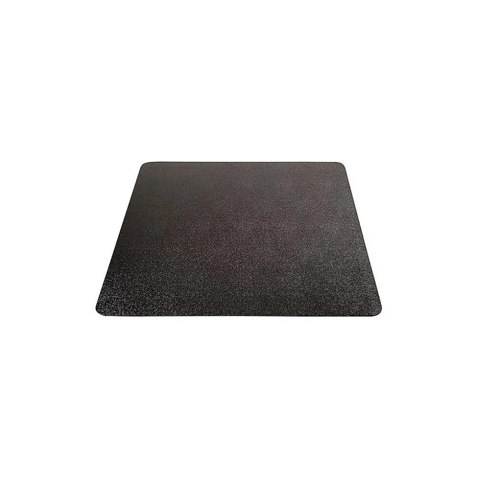 Deflect-O EconoMat Hard Floor Chair Mat, 46" x 60'', Black (CM21442FBLKCOM)
