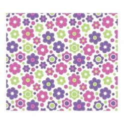 Deflect-O FashionMat Lazy Daisies Hard Floor Chair Mat, 35" x 40", Low-Pile, Multicolor (CM3540LD)