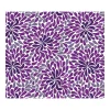 Deflect-O FashionMat Purple Rain Hard Floor Chair Mat, 35" x 40", Low-Pile, Purple/White (CM3540PR)