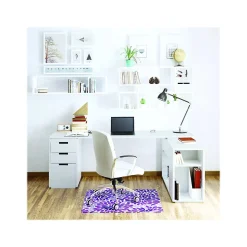 Deflect-O FashionMat Purple Rain Hard Floor Chair Mat, 35