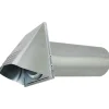 Deflecto Gvh4 4" Wide-mouth Galvanized Vent Hood