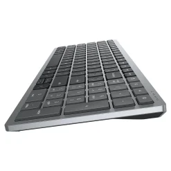 Dell Multi-Device Wireless Keyboard and Combo Optical Mouse, Gray (KM7120W-GY)