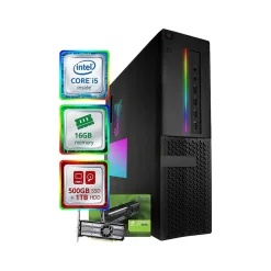 Dell OptiPlex 7010 Refurbished Gaming Desktop Computer, Intel Core i5-3450, 16GB Memory, 500GB SSD and 1TB HDD