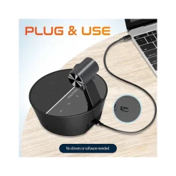 Delton C90 HD 1080p Conference Speakerphone Webcam, 2 Megapixels, Black, (DCSC90)