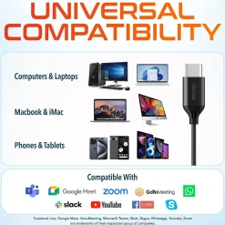 Delton 15EC Stereo Earbuds, USB Type-C (DWH15EC)