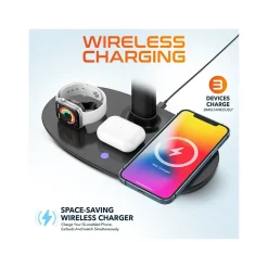 Delton HS1 Headset Stand and Wireless Charger with USB Type-C PD Adapter (DHSWC1)