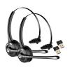 Delton Noise Canceling Bluetooth On Ear Mobile Headset, Black, 2/Pack (DBTHEAD10XBTDLX2)