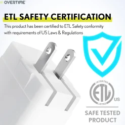 Delton Overtime USB-C/USB Wall & Car Chargers with Apple MFi Certified Lightning Cables for iPhone/iPad, White (DAC3IN12USBSL)