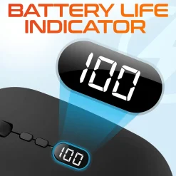 Delton S16 Wireless Ambidextrous Optical 2.4 GHz Mouse, Black (DMS16-WR)