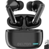 Delton T70 Wireless Noise Canceling Bluetooth Computer Earbuds, Black (DBHT70)