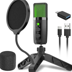 Delton U3000 Noise Canceling Condenser Microphone, Black (DRU3000)