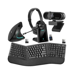 Delton Work Anywhere 35X Wireless Noise Canceling Bluetooth Over-the-Ear Headset Kit (DBND4WLS35X)