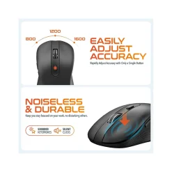 Delton Work Anywhere 90X Wireless Noise Canceling Bluetooth Computer On-Ear Headset Kit (DBND4WLS90XREG)