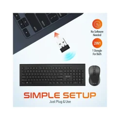 Delton Work Anywhere 90X Wireless Noise Canceling Bluetooth Computer On-Ear Headset Kit (DBND4WLS90XREG)