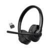 Delton 60X Stereo Noise Canceling Bluetooth Computer Headset - Compatible with MS Teams, Black (DBTHEAD60XBTDL)