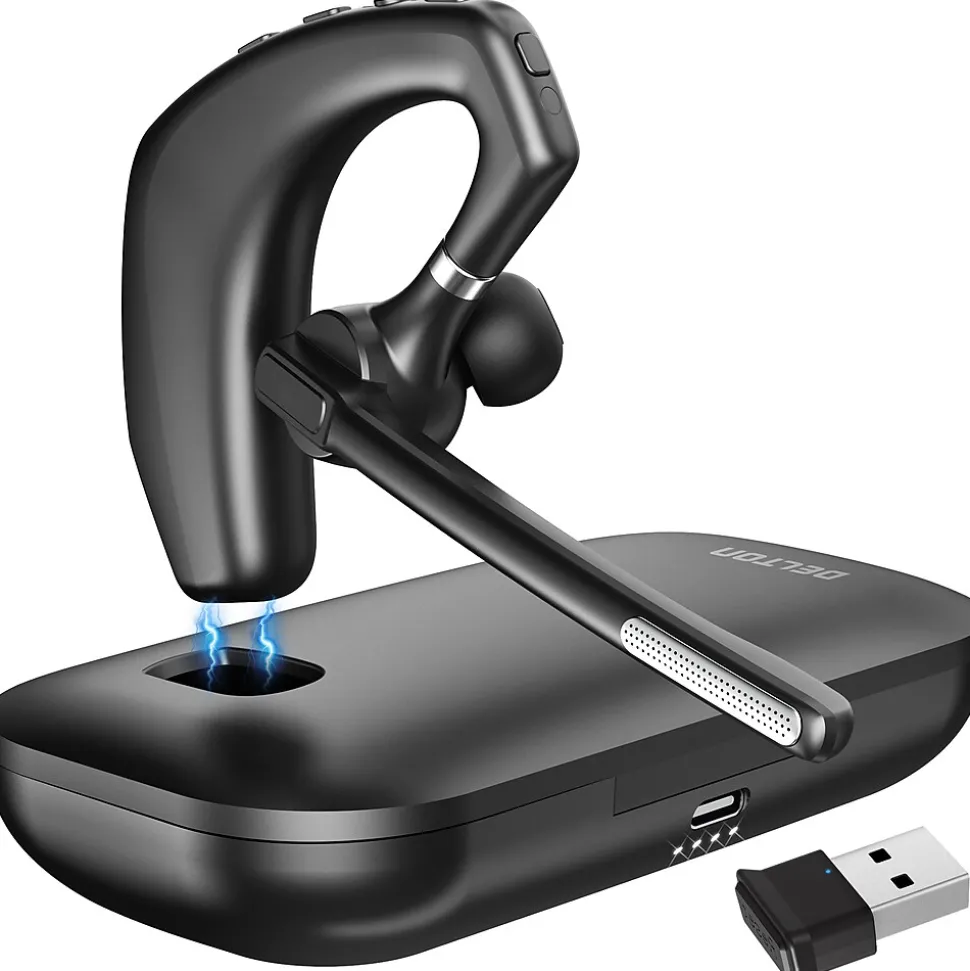 Delton 95X Wireless Noise Canceling Bluetooth Computer Headset, MS Teams, Black (DBH95X)