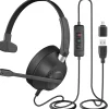 Delton 40Y Noise-Canceling Mono Over-the-Ear Headset, USB Type-A (DWH40YAC)