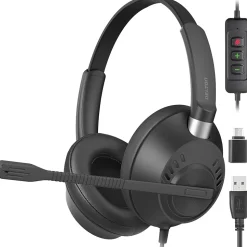 Delton 42Y Noise-Canceling Stereo Over-the-Ear Headset, USB Type-A (DWH42YAC)