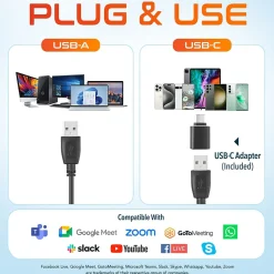 Delton 42Y Noise-Canceling Stereo Over-the-Ear Headset, USB Type-A (DWH42YAC)