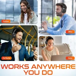 Delton 42Y Noise-Canceling Stereo Over-the-Ear Headset, USB Type-A (DWH42YAC)