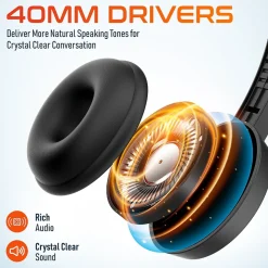 Delton 12Y Stereo On-Ear Computer Headset, USB Type-A (DWH12Y)