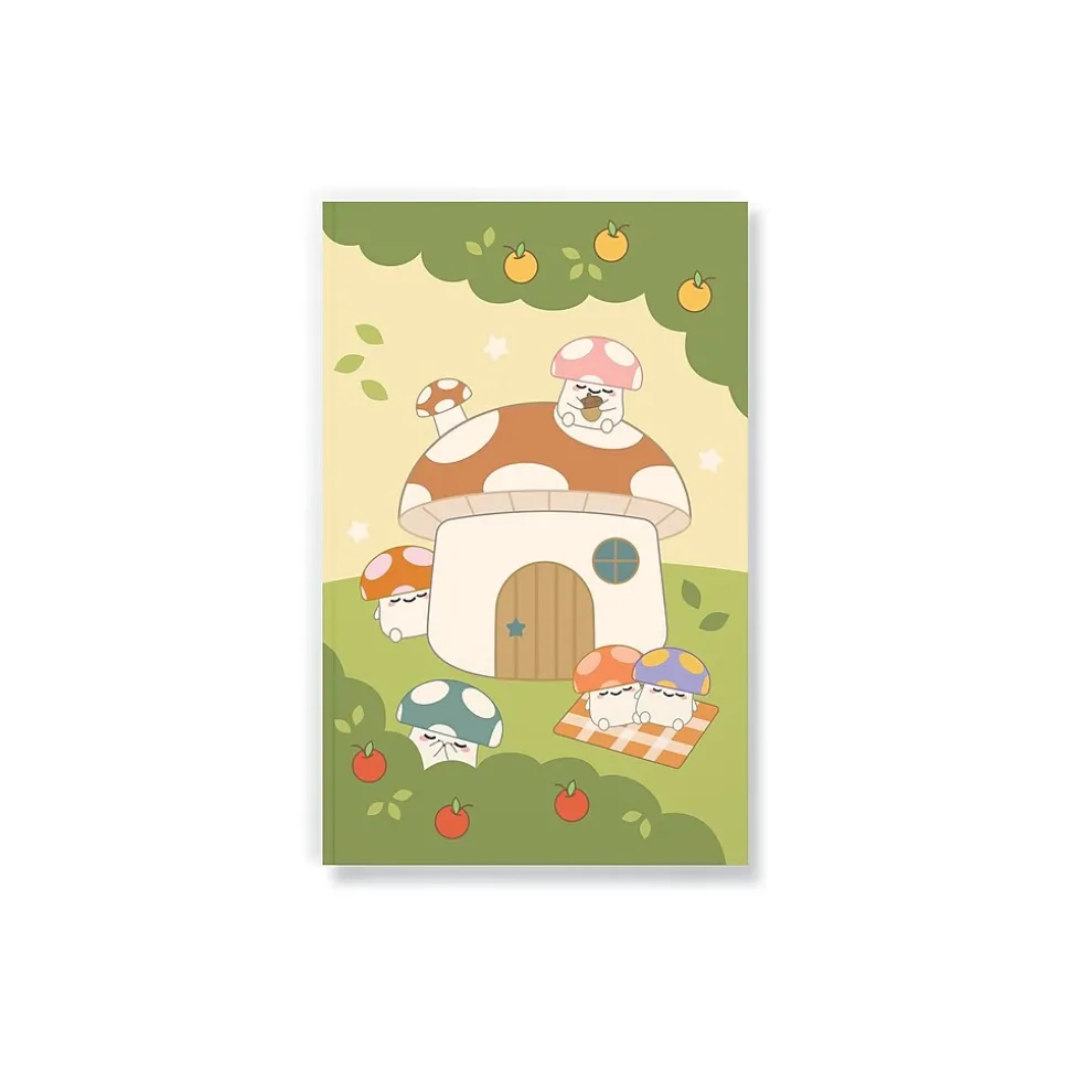 Denik Smoko Mushroom Garden Journal, 5.25" x 8.25", College Ruled, 144 Pages (LFC1888L)