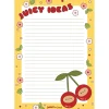 Denik Tayto Cherry Notepad, 5.25" x 8.25", Multicolor, 64 Sheets/Pad (NP1911)