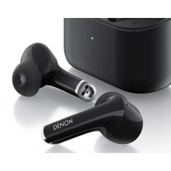 Denon Wireless Active Noise Canceling Earbuds, Bluetooth, Black (AHC830NCWWT)