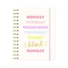 DesignWorks Ink Blink Journal, 6" x 8", Narrow Ruled, Multicolor, (TW68T-100ST)