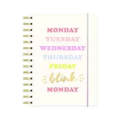 DesignWorks Ink Blink Journal, 6" x 8", Narrow Ruled, Multicolor, (TW68T-100ST)