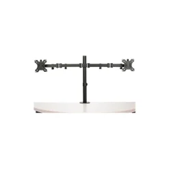 Desk Mount Dual Monitor Arm - Ergonomic VESA Compatible Mount for up to 32 inch Display - Desk Clamp / Grommet - Articulating