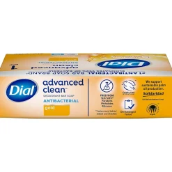 Dial Advanced Clean Antibacterial Bar Soap, Gold Scent, 36/Carton (00052336926172)