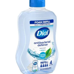 Dial Antibacterial Defense Foaming Hand Soap Refill, Spring Water Scent, 30 Fl. Oz. (17000350875)
