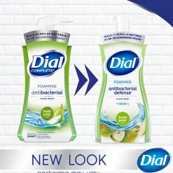 Dial Antibacterial Foaming Hand Soap, Fresh Pear Scent, 8/Carton (017000347219)