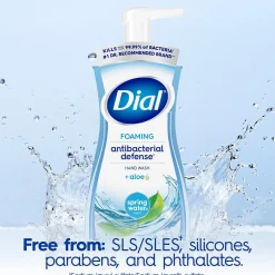 Dial Antibacterial Foaming Hand Soap, Spring Water Scent, 8/Carton (017000347394)