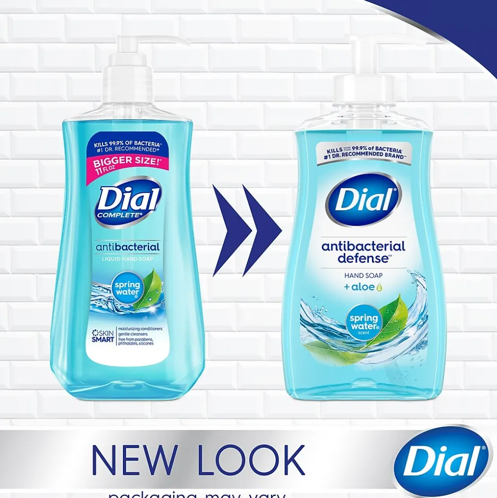 Dial Complete Antibacterial Liquid Hand Soap, Spring Water Scent (00017000209524)