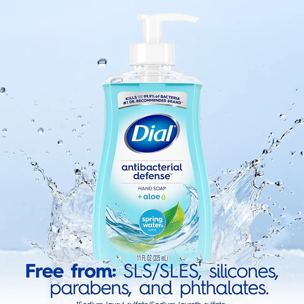 Dial Complete Antibacterial Liquid Hand Soap, Spring Water Scent (00017000209524)